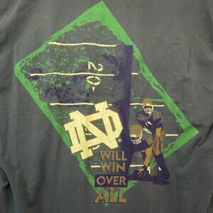 VTG Notre Dame Shirt XL Fighting Irish Football NCAA 90s Y2K
